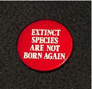 Extinct species are not born again